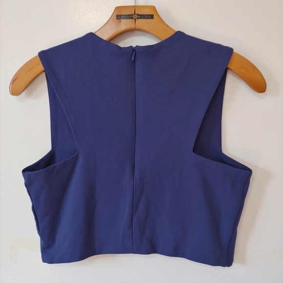 Aritzia Talula Manzanita Crop Tank in Blue Size Medium - Picture 5 of 11